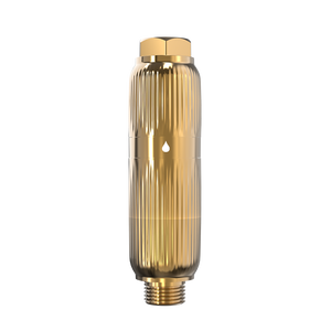 Aquafilter Gold Shower Filter, front view highlighting its design