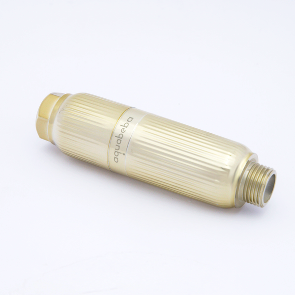 Aquafilter Gold shower filter, removes impurities from the water - side view