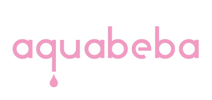 Logo Aquabeba rosa transparente